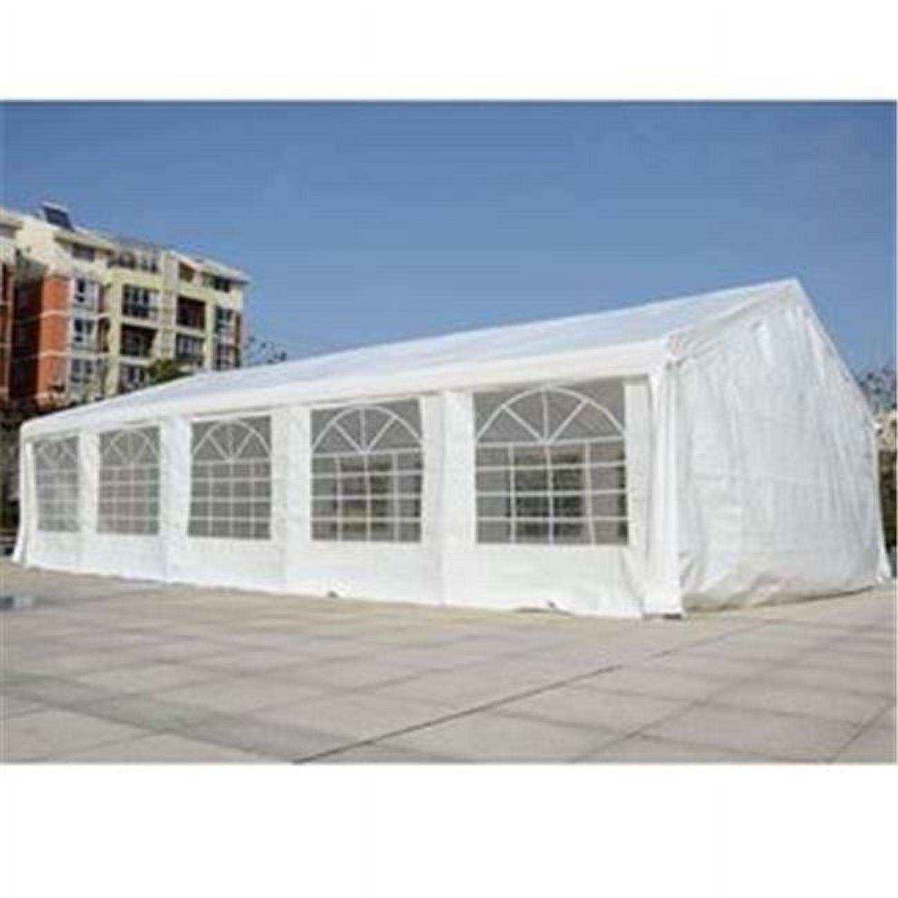 White Heavy Duty Outdoor Party Tent with Removable Sidewalls