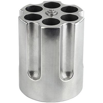 CBG CBG-1007 Portalápices con Cilindro de Revólver Aluminio Fundido&44; Plata