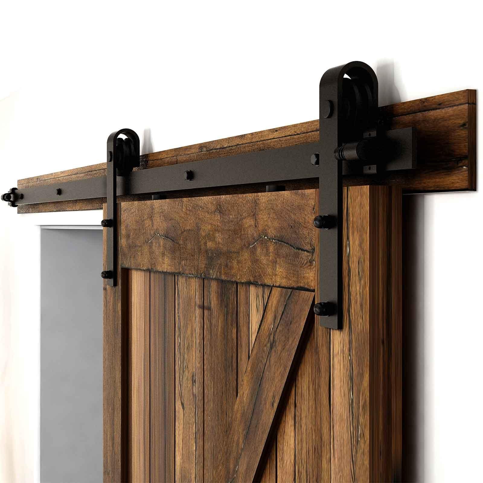 CCJH 4FT Sliding Barn Door Kit - Stylish & Durable Solution for Closet/Kitchen Doors