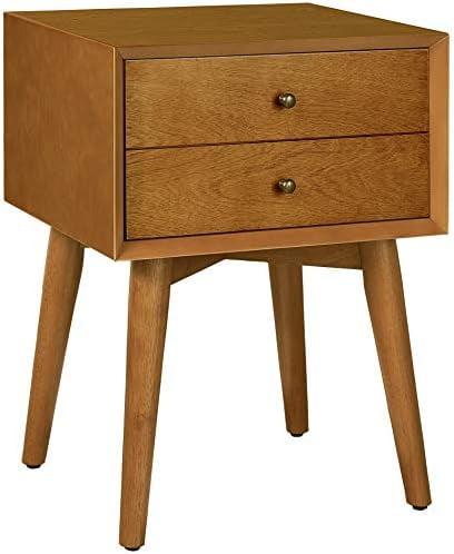 Acorn Mid-Century Modern 1-Drawer Nightstand