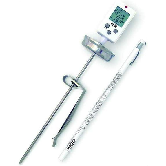 CDN DTC450 Candy and Deep Fry Digital Thermometer, Preprogramado y Programable