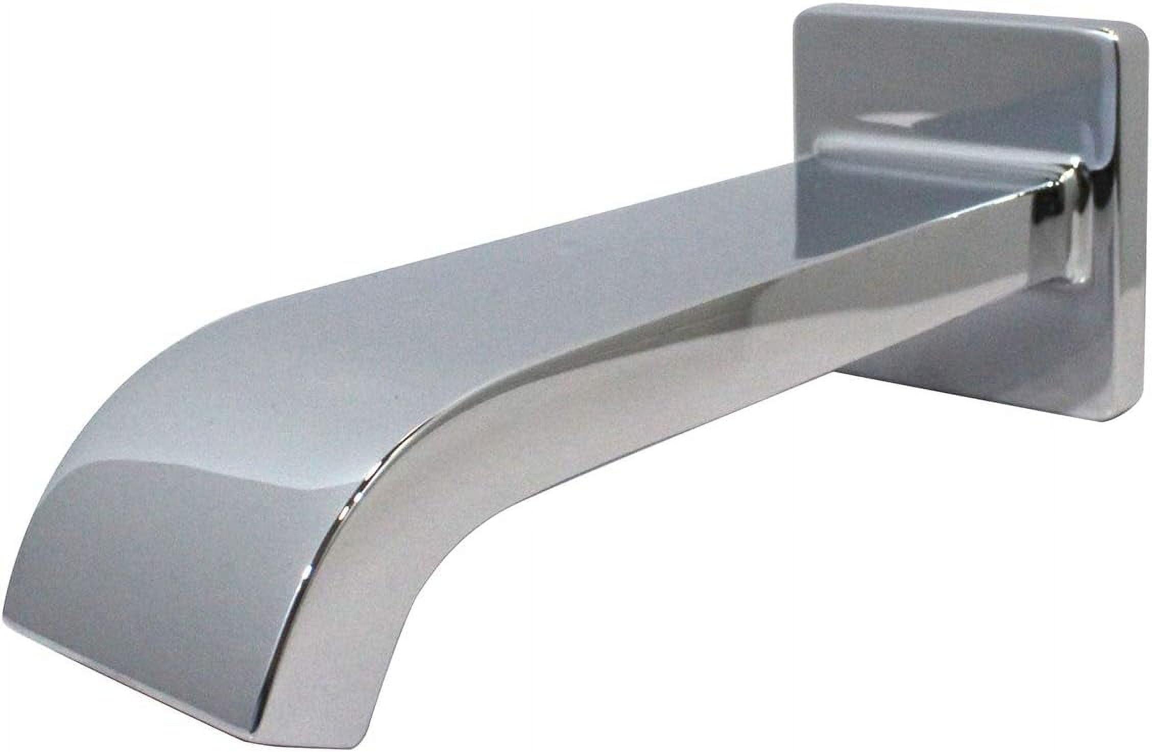 Polished Chrome Wall Mounted Tub Spout