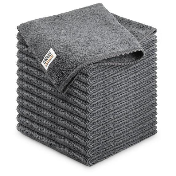 CERAKOTE Microfiber Cleaning and Application Towels (12 Pack) Durable Microfiber Material - 300 GSM Lint-Free Towel - Safe for Car, Home, Cleaning