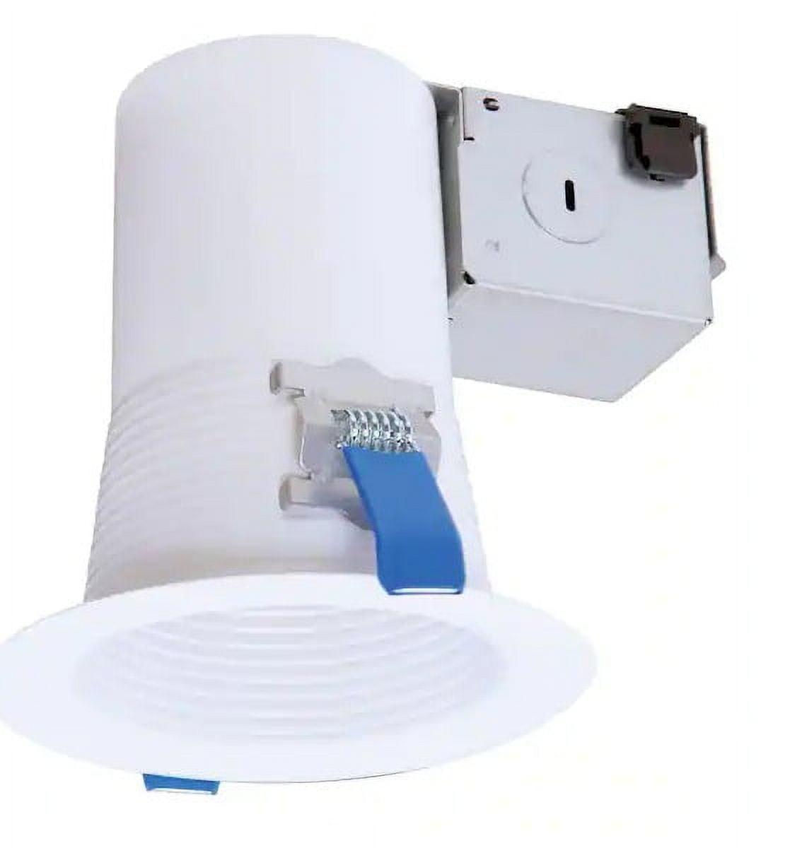 White Aluminum 4-Inch Canless Recessed LED Light