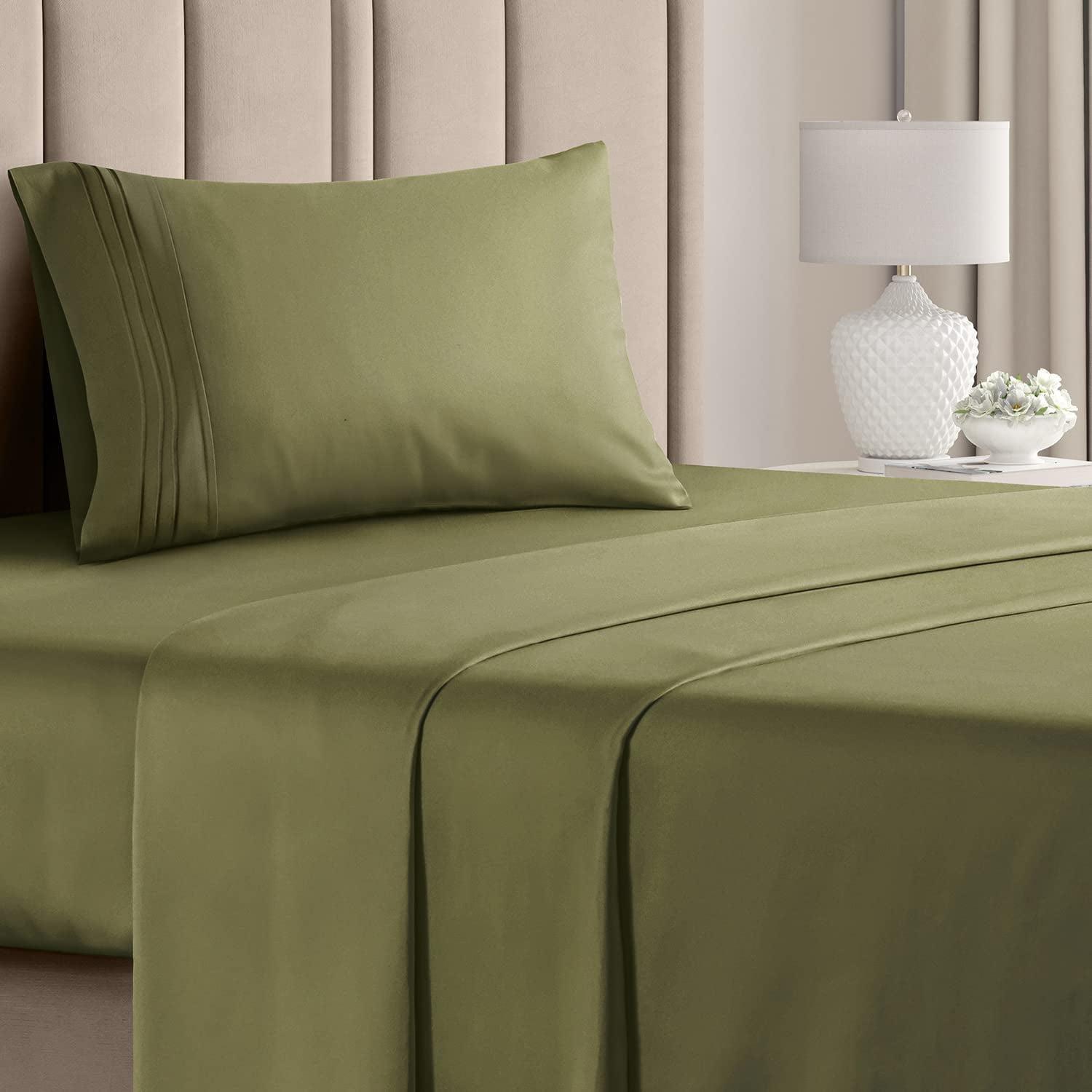 CGK Linens 4 Piece Sheet Set Premium Cooling, Soft & Wrinkle Free Sheet Set