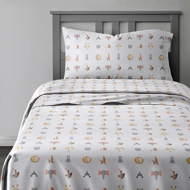 CGK Linens 4 Piece Kids Microfiber Sheet Set - Wrinkle Free - Cute, Cozy, Soft