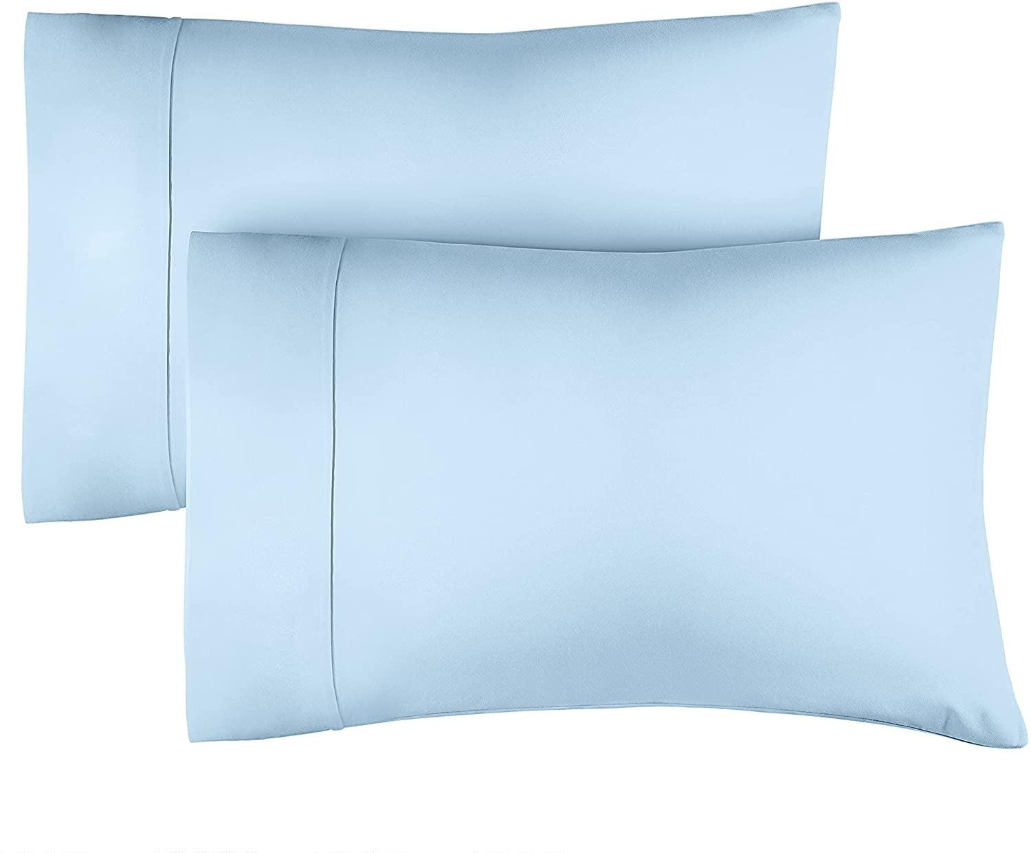 CGK Linens Hotel Quality 400 Tread count 100% Cotton Pillowcase Covers - Set of 2