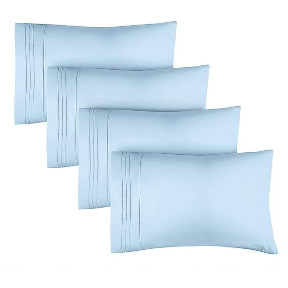 CGK Linens Soft Double Brushed Soft & Cooling Pillowcase - Set of 4
