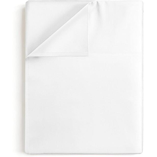 CGK Linens Single 100% Cotton Flat Sheet/ Top Sheet 400 Thread Count