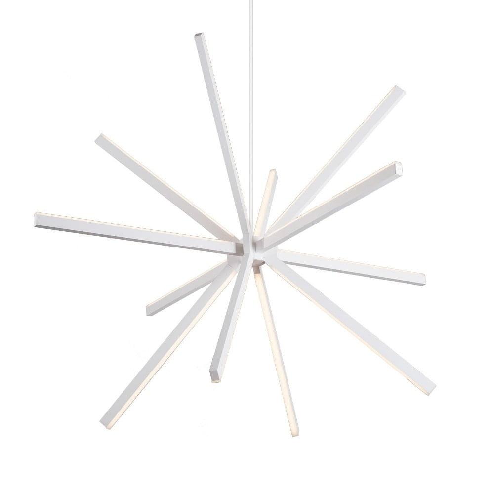 CH14356-WH-Kuzco Lighting-Sirius - 67W LED Chandelier-38.63 Inches Tall and 54.38 Inches Wide-White Finish