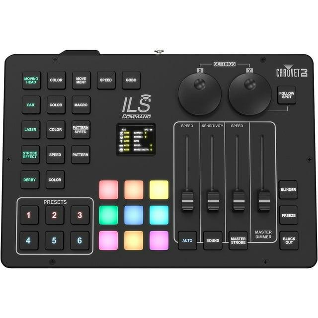 ILS Command Black Wireless Lighting Controller with Backlit Buttons