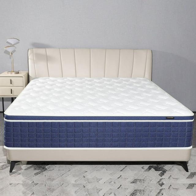 CHENVI 12 inch Medium Firm Hybrid Mattress with Individually Pocket Spring King