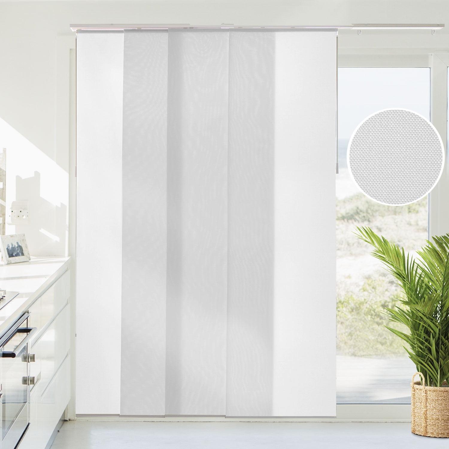 CHICOLOGY QUAD RAIL SLIDING PANEL Brunch Grey (Light Filtering) W:46-86 x H:Up-to 96 inches