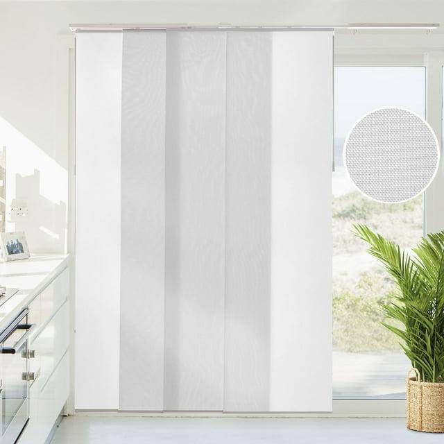 CHICOLOGY QUAD RAIL SLIDING PANEL Brunch Grey (Light Filtering) W:46-86 x H:Up-to 96 inches