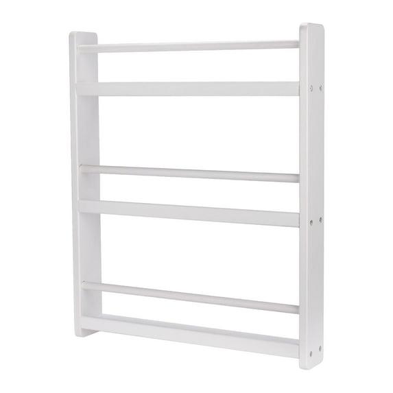 CHILDLIKE BEHAVIOR Bookshelf Organizer for Kids - White 3 Tier