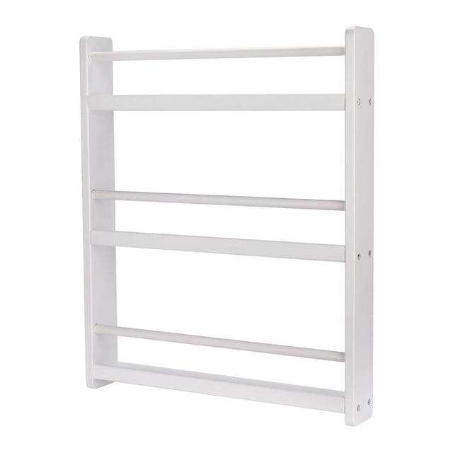 CHILDLIKE BEHAVIOR Bookshelf Organizer for Kids - White 3 Tier