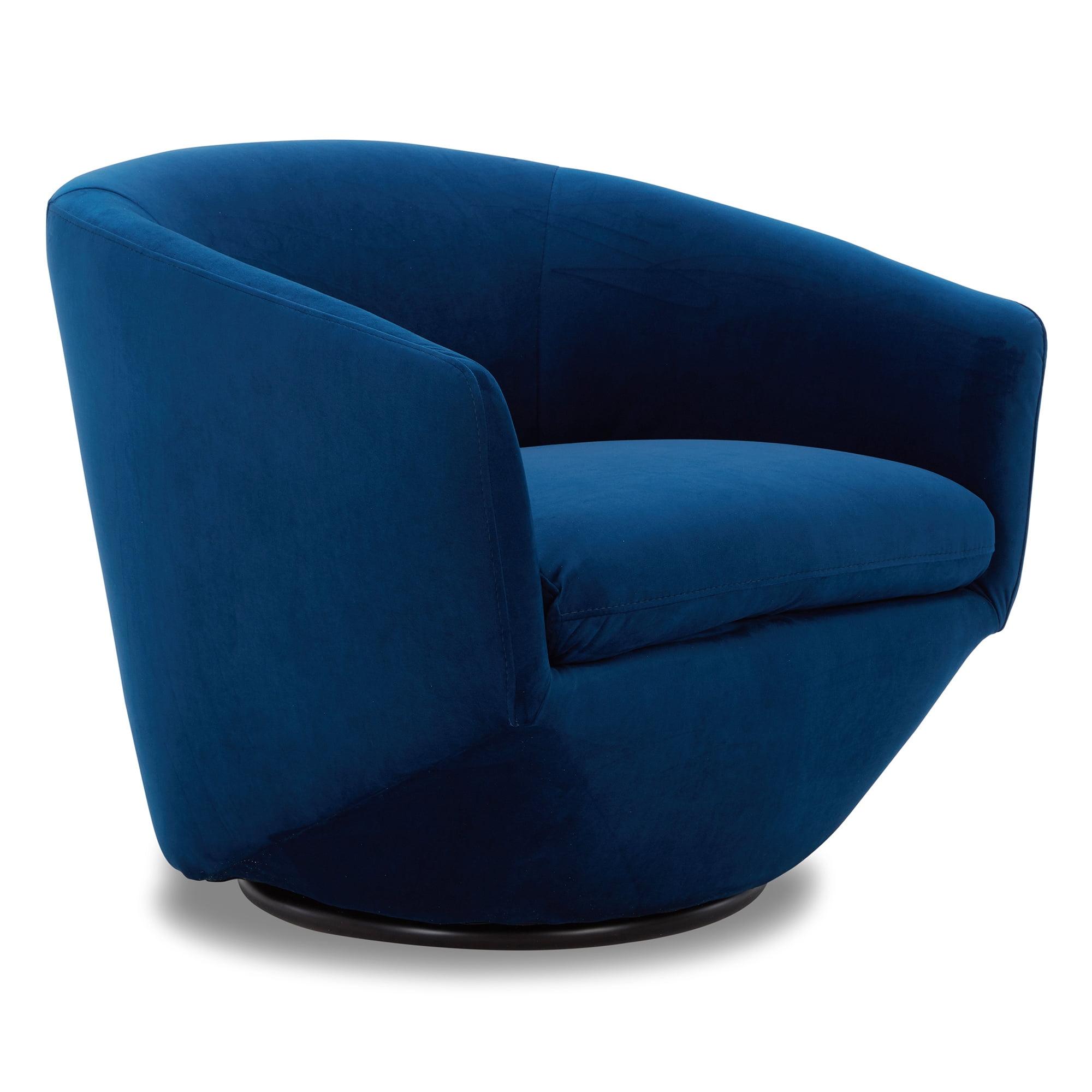 Haddie Upholstered Swivel Barrel Chair