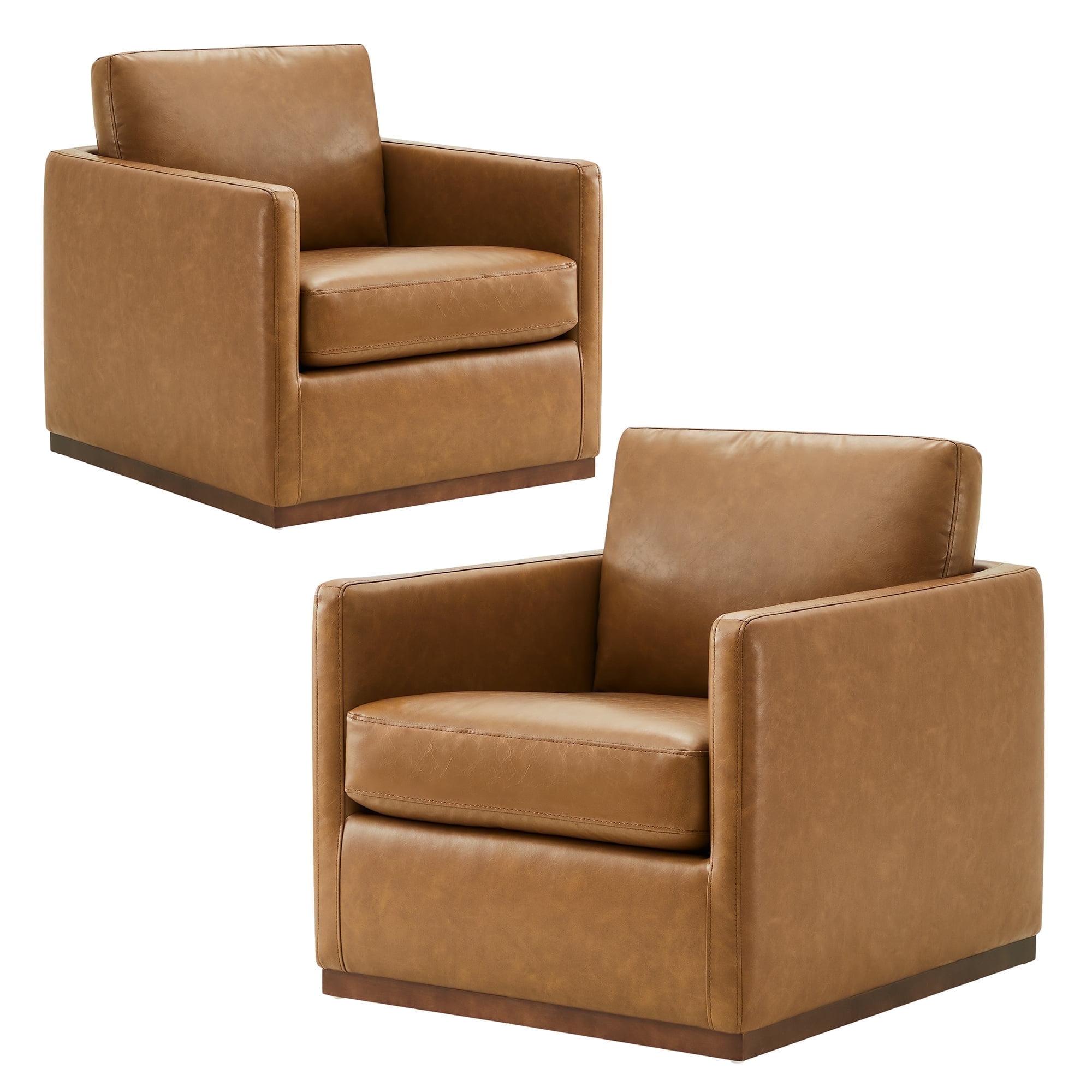 Benten Upholstered Swivel Armchair