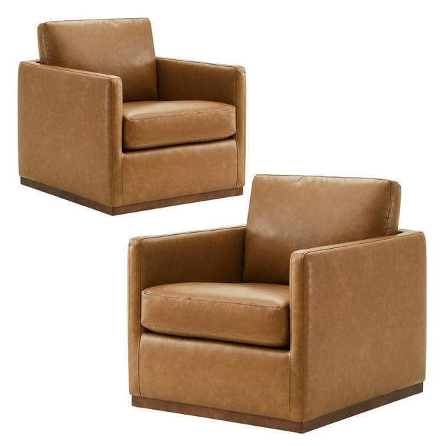 Benten Upholstered Swivel Armchair
