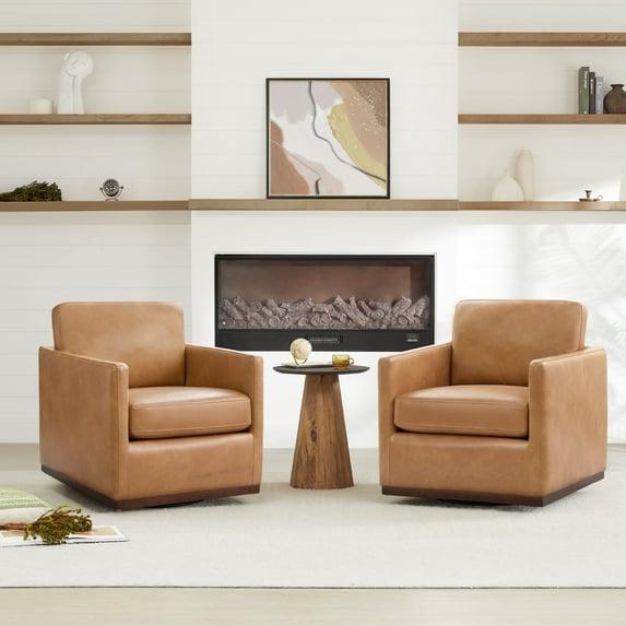 Benten Upholstered Swivel Armchair