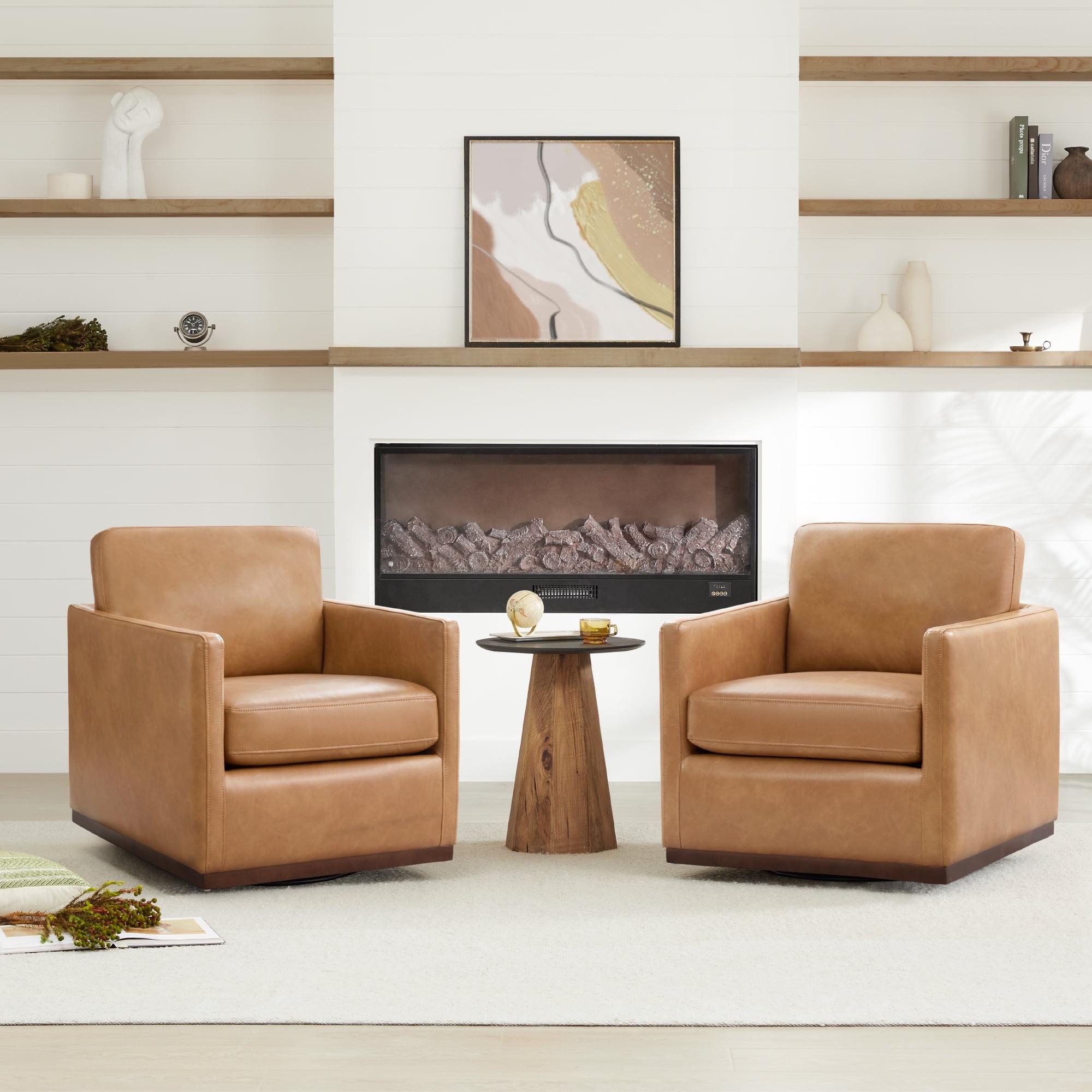 Benten Upholstered Swivel Armchair