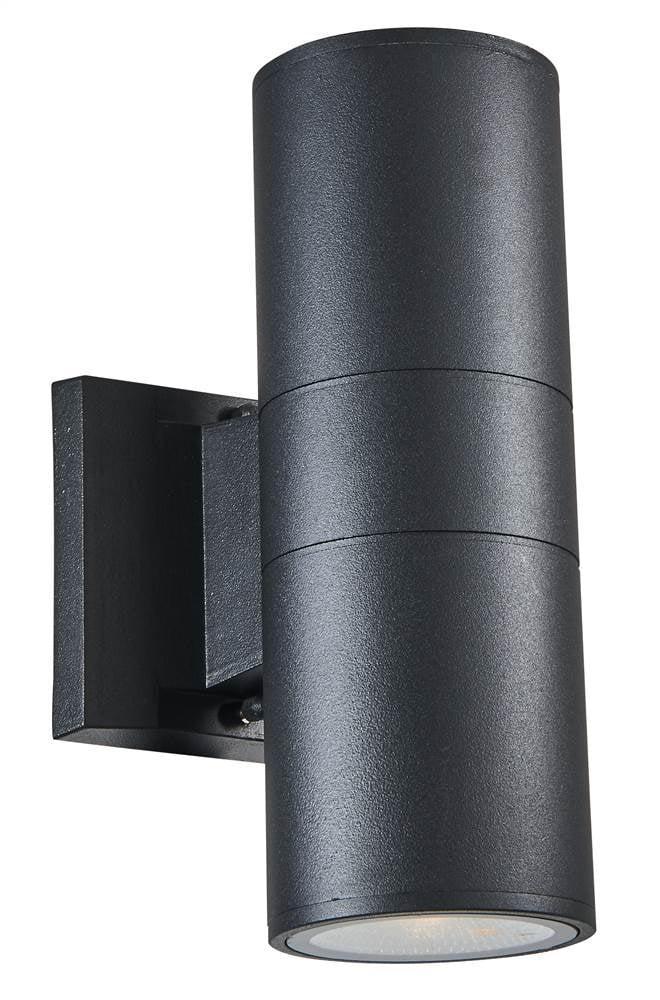 Simon Transitional 10" Textured Black LED Wall Sconce