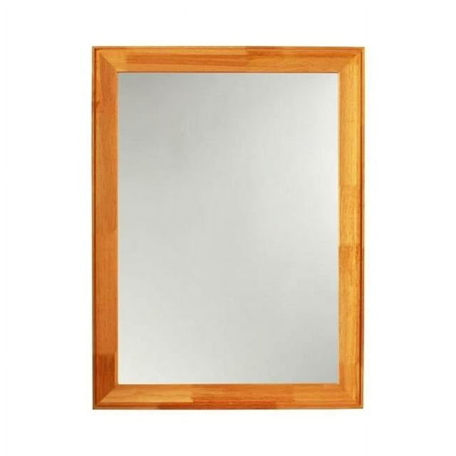 CHLOE Lighting CHLOE's Reflection Vertical Hanging Black-Wood Finish Oval Framed Wall Mirror 35" Height