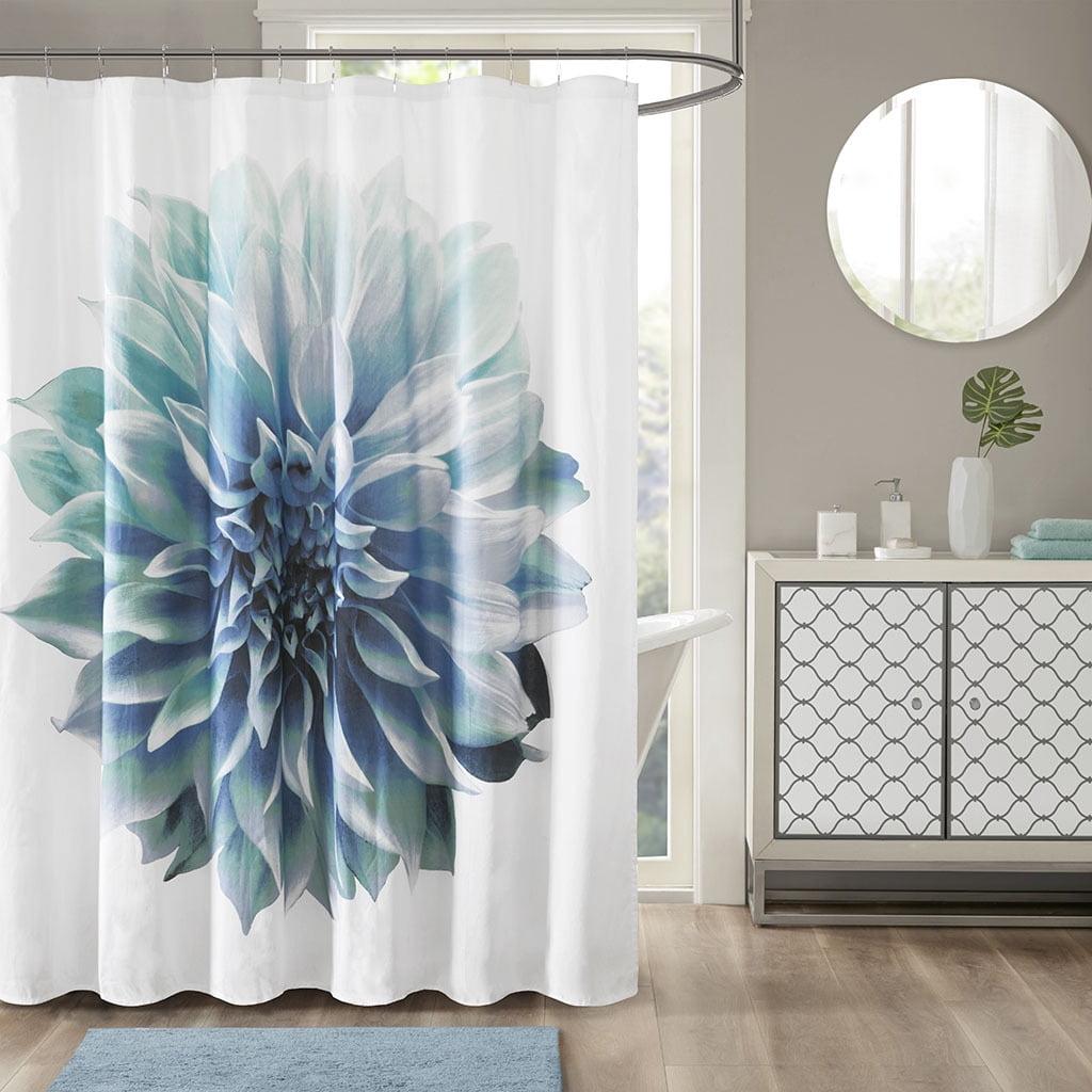 Norah Floral Cotton Shower Curtain