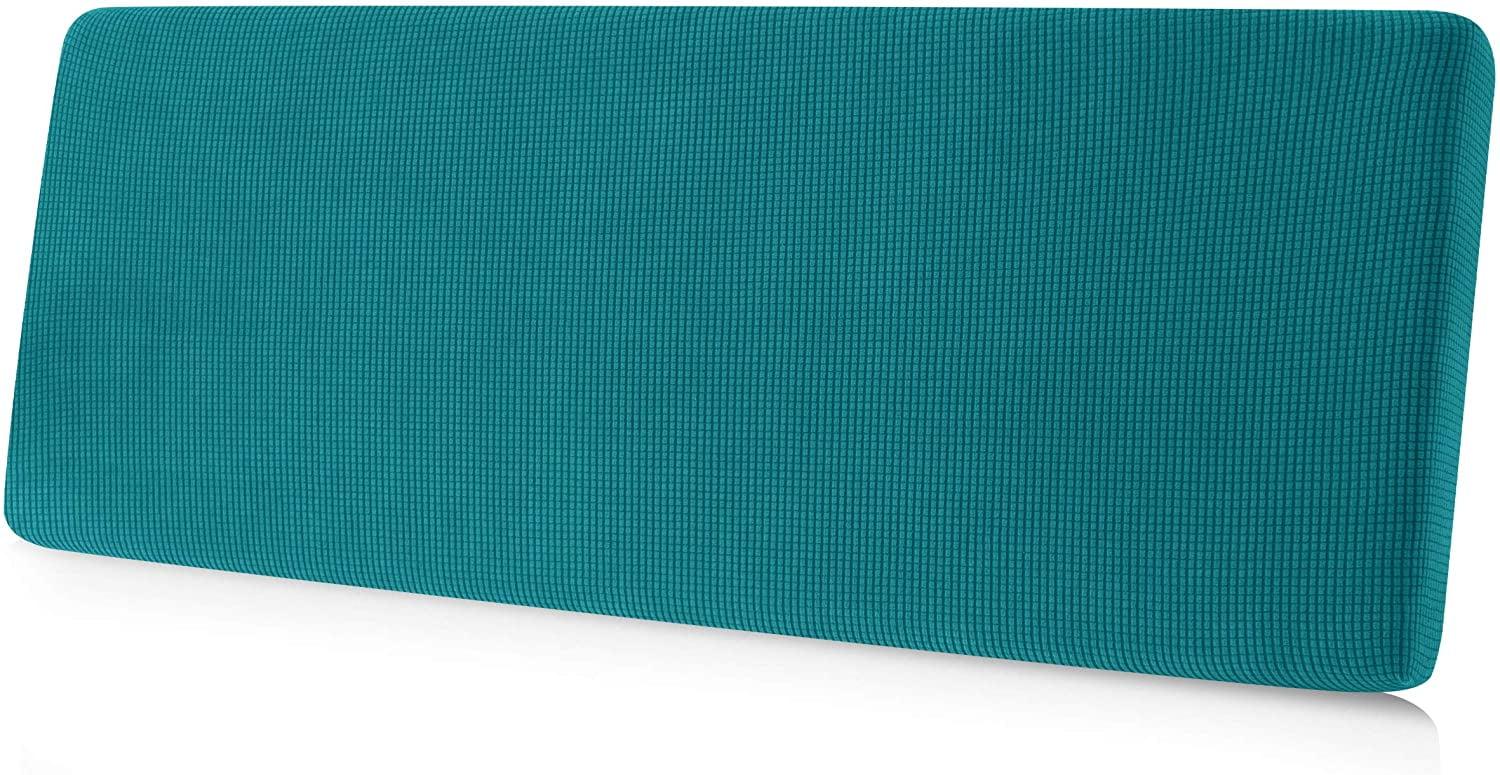 CHUN YI Spandex Stretch Couch Cushion Covers Sofa Seat Slipcovers (Loveseat, Blue)