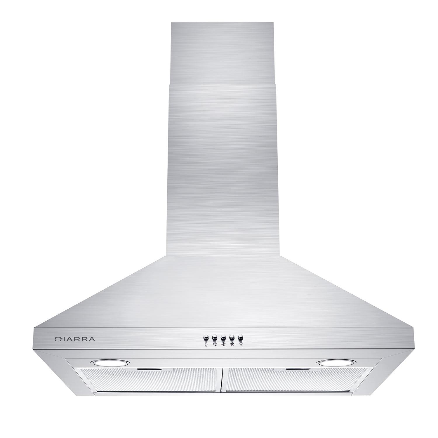 30-Inch Stainless Steel Convertible Wall Mount Range Hood