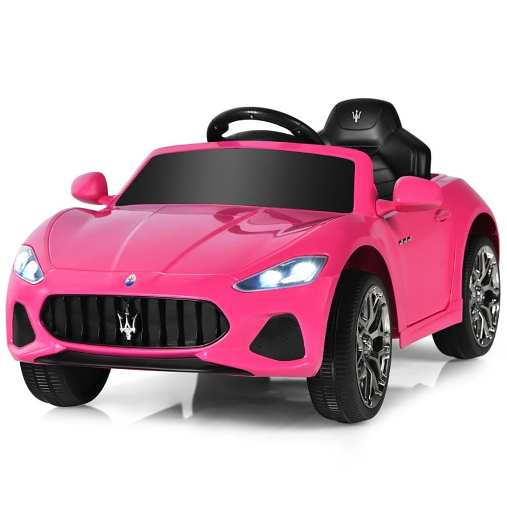 12V Pink Maserati Kids Ride-On Car with Remote Control