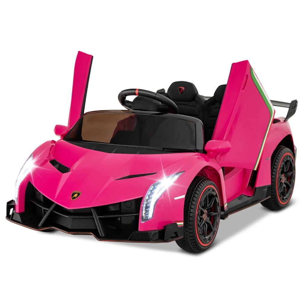 Costway Licensed Lamborghini 4WD Kids Ride-on Sports Car 12V Battery Powered 2.4G Remote