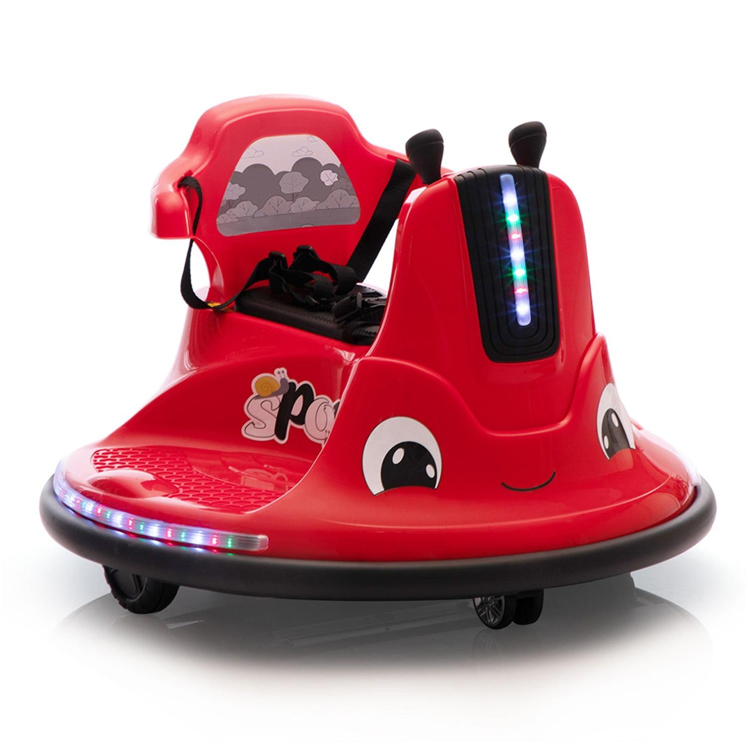 Red 12V Kids Electric Bumper Car with Remote Control