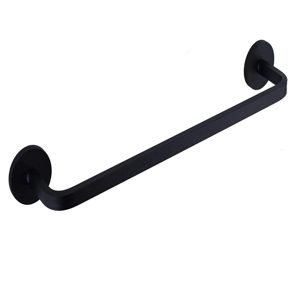 Black Aluminum Wall Mounted Magnetic Towel Bar