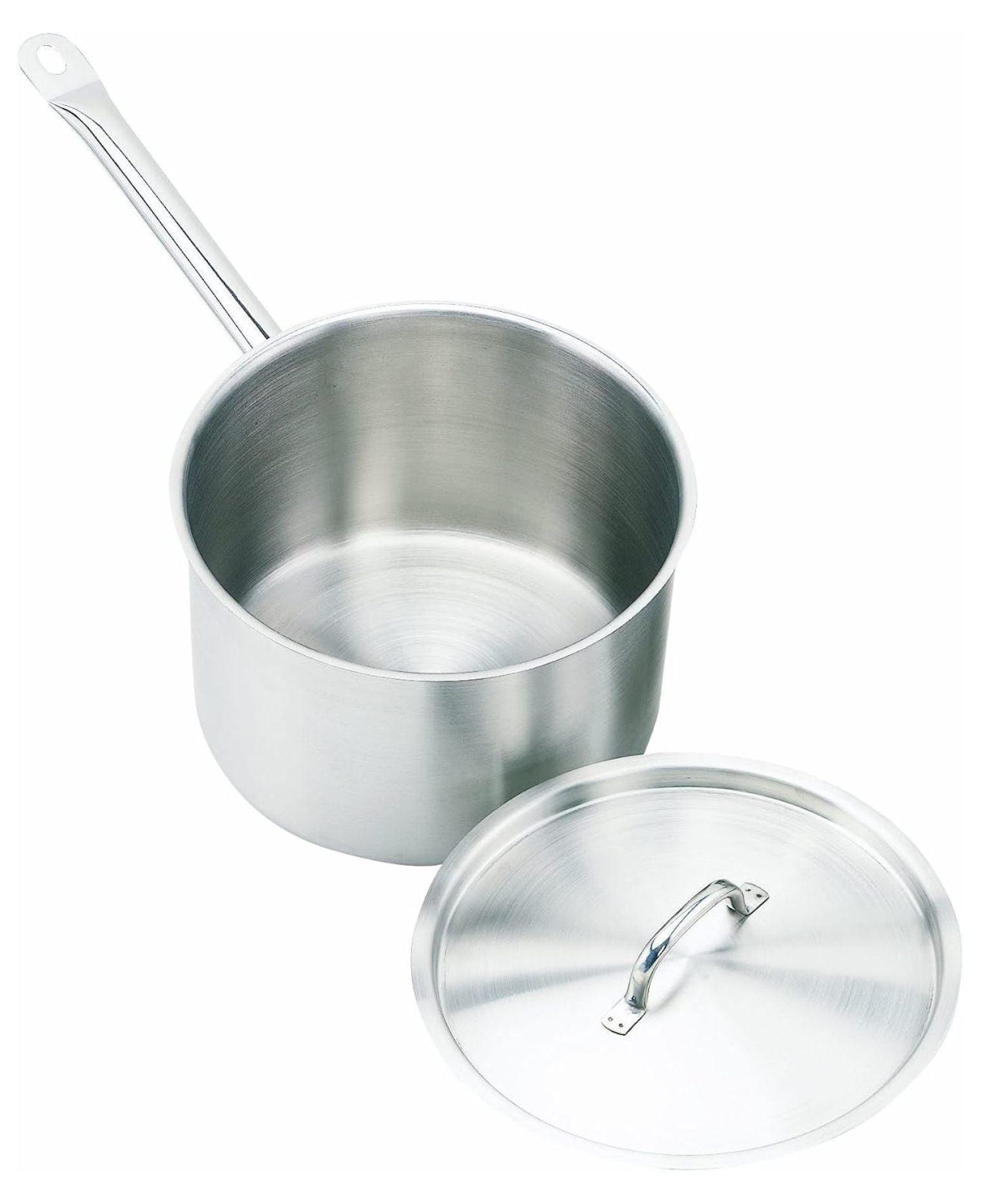 3.5 Quart Heavy Gauge Stainless Steel Sauce Pan with Lid