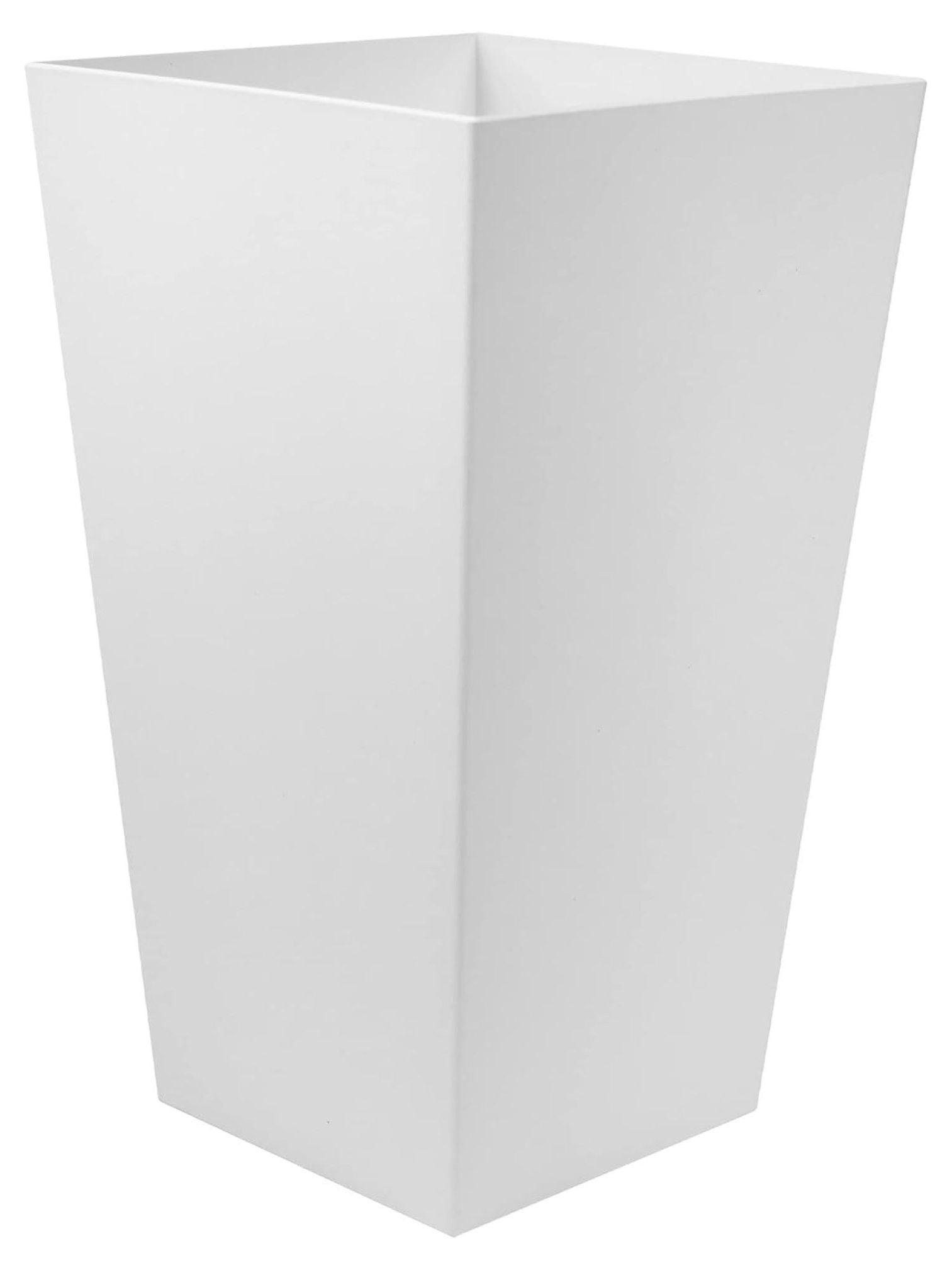 Finley Modern Recycled Plastic Tall Square Planter