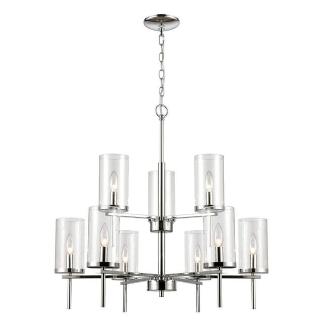CN290923-Thomas Lighting-9 Light Chandelier-Chrome Finish    -Traditional Installation
