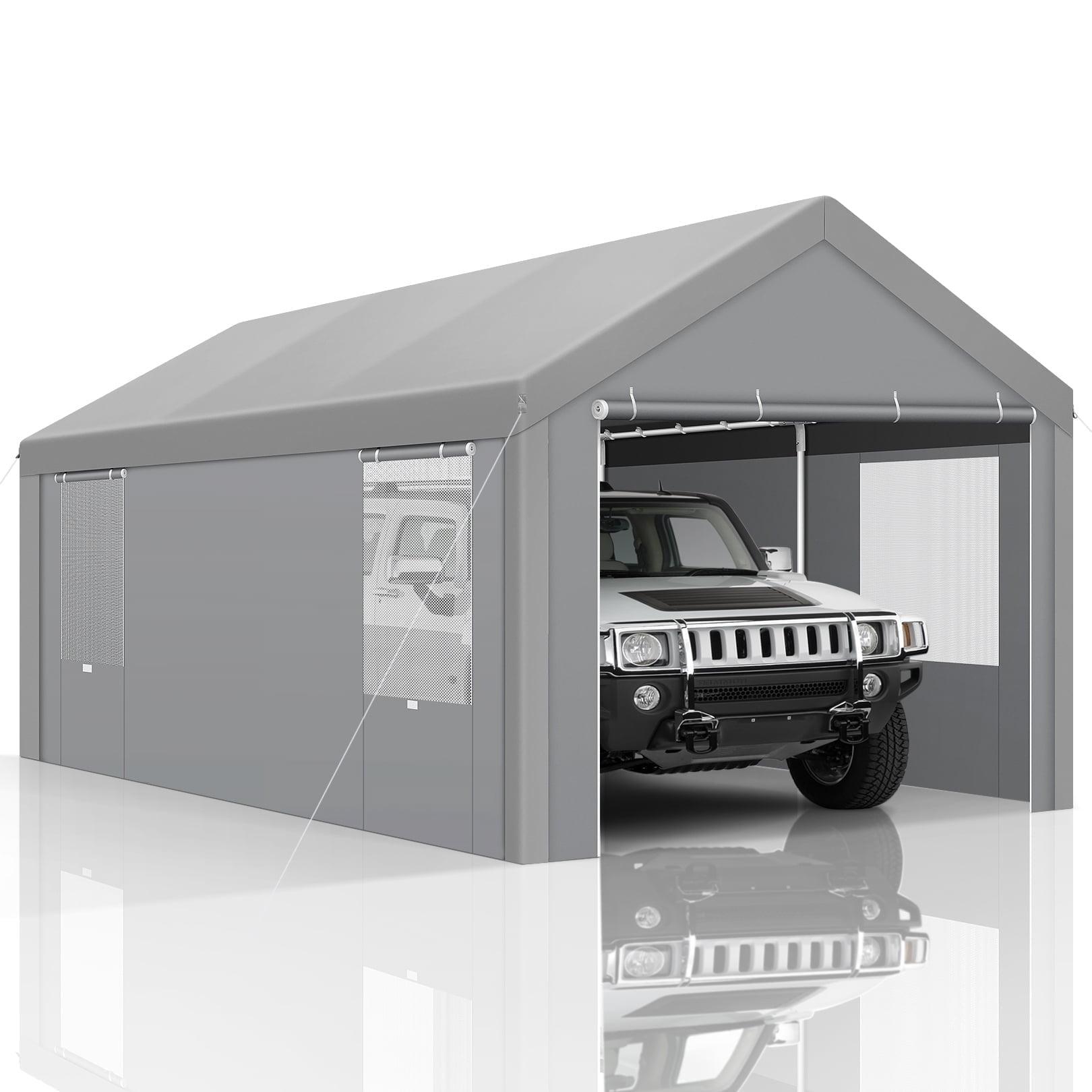 Cobizi Carport 10'x20' Heavy Duty Portable Garage, Upgraded Car Canopy