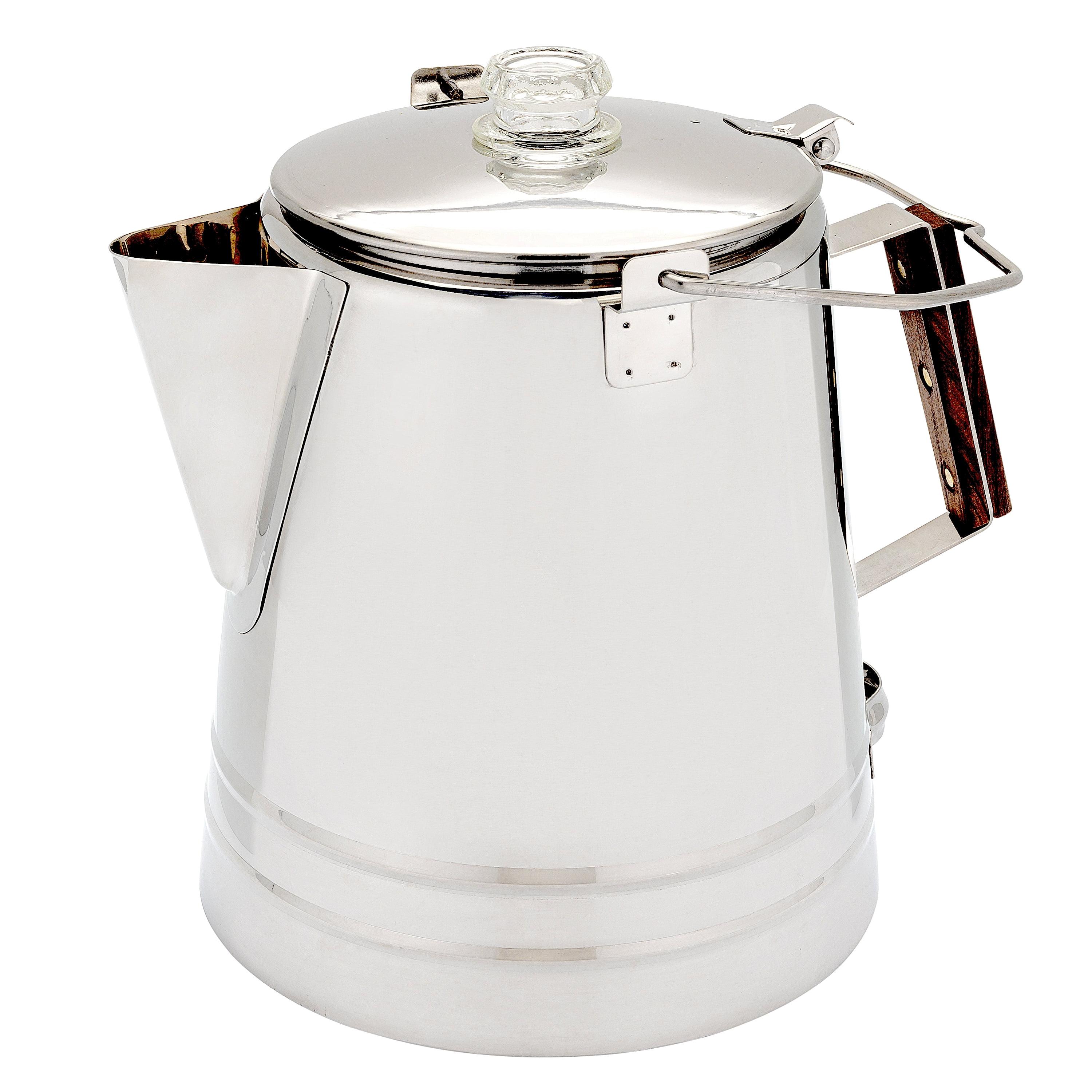 Coletti 24-Cup Stainless Steel Camping Coffee Percolator