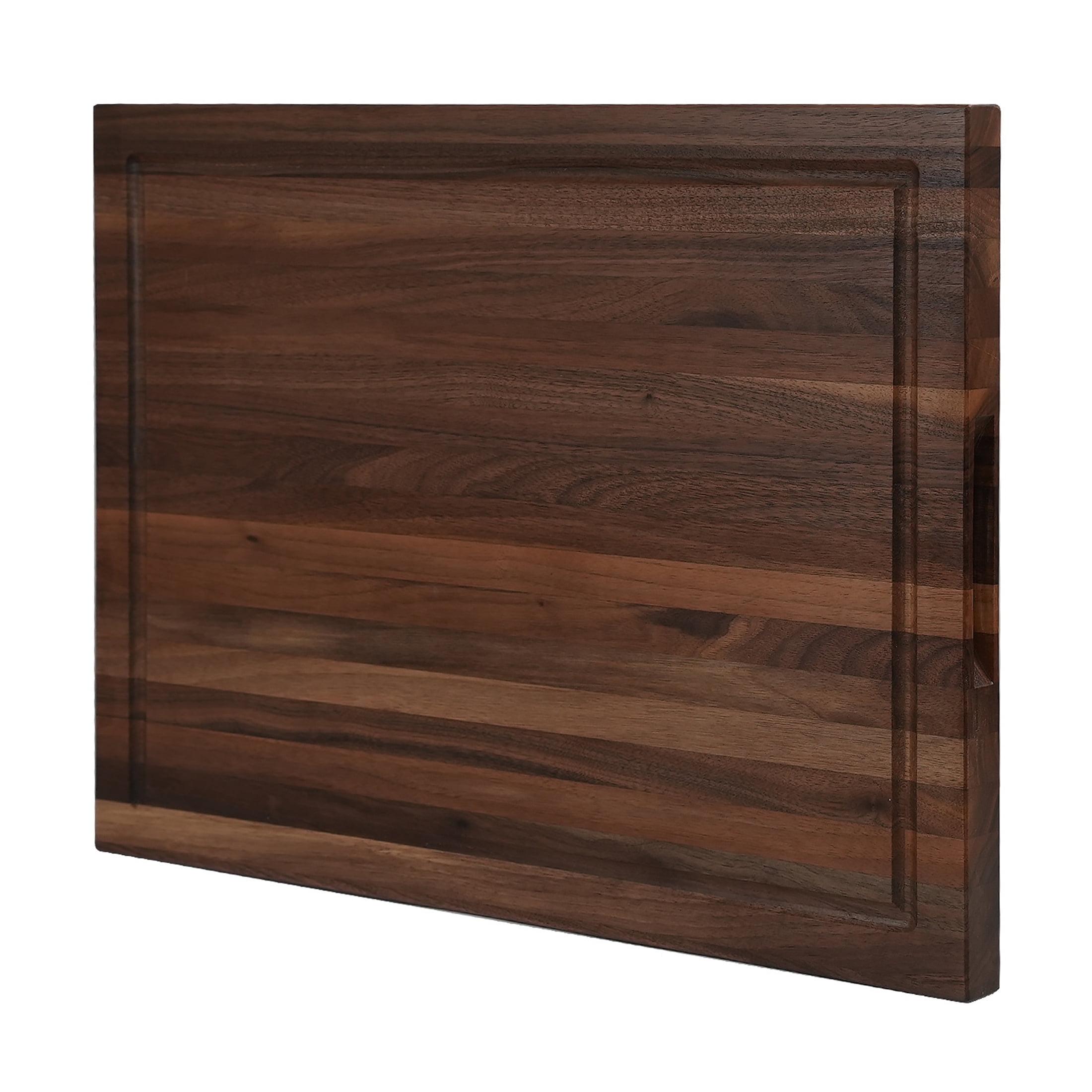 CONSDAN CONSDAN Wood Cutting Board, Black Walnut