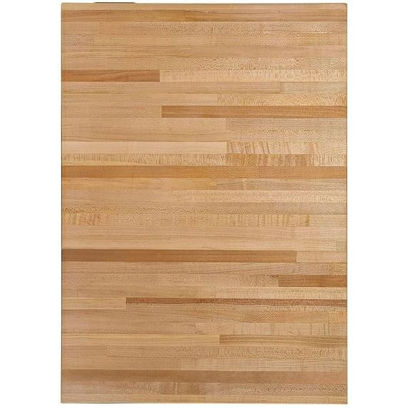 CONSDAN 25'' W Solid Wood Rectangular Square Edge Table Top