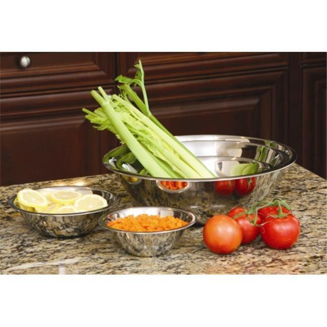 5-Piece Stainless Steel Mirror Polished Mixing Bowl Set