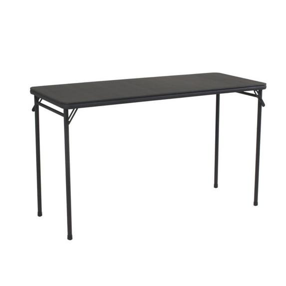 COSCO 20" x 48" Vinyl Top Serving Folding Table
