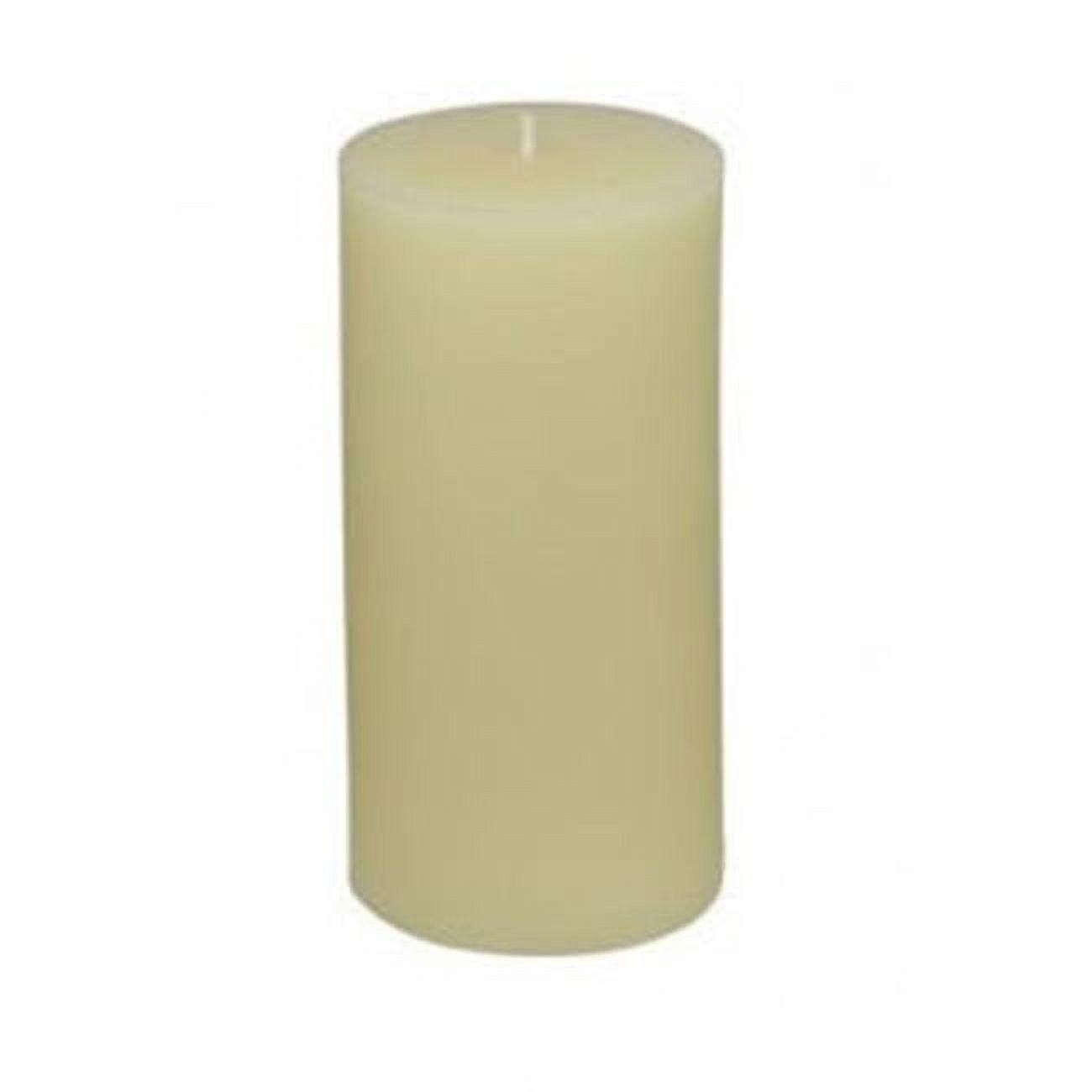 Classic Ivory Unscented Pillar Candles, Set of 12, 3" x 6"