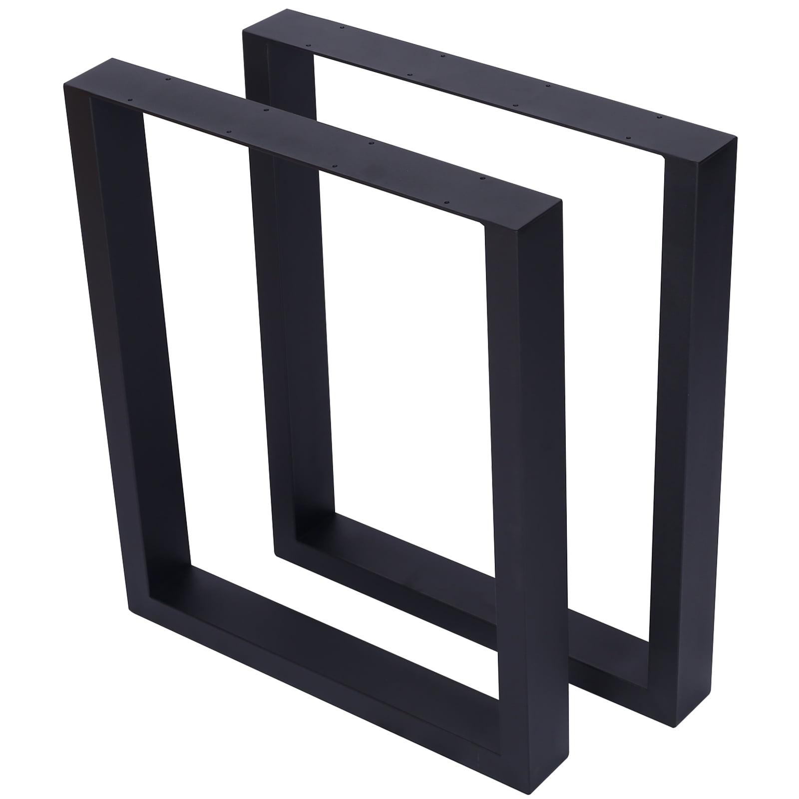 Square Table Legs Set of 2, Table Legs with Pre-Drilled Holes, with The Maximum Load Weight of 2204lbs, 28 x 24" for Table Desk Replacement