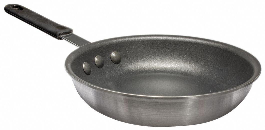 Extra Large Silver Aluminum Non-Stick Frying Pan