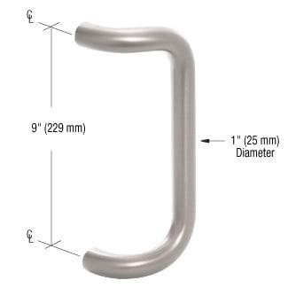 Clear Anodized Aluminum 9" Pull Handle