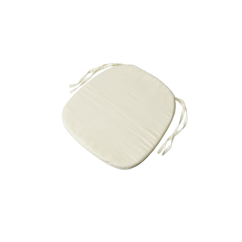 CSP Chiavari 1" Slip Cover Cushion Tie Back-Ivory