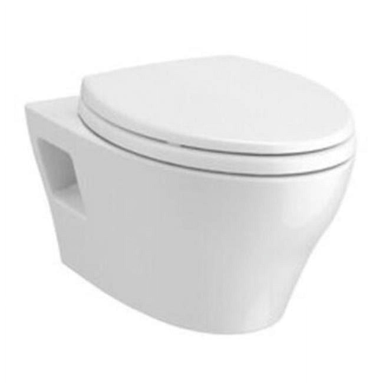 Dual-Flush Elongated Wall-Mounted with High Efficiency Flush (Seat Not Included)