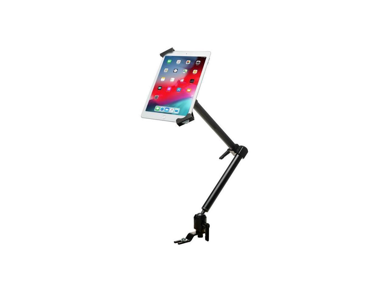 Black Aluminum Adjustable Security Vehicle Tablet Mount